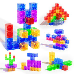 SYSKENI 56-piece magnetic blocks set for imaginative building and STEM play.
