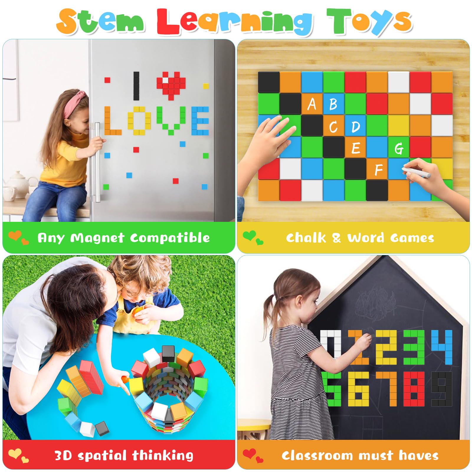 SYSKENI 1.22-inch blocks for easy grip during building.