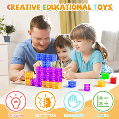 SYSKENI STEM blocks promote counting, sorting, and problem solving.