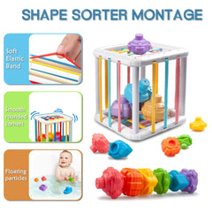 SYUUKH 12 colorful soft blocks spark visual stimulation and early problem-solving.