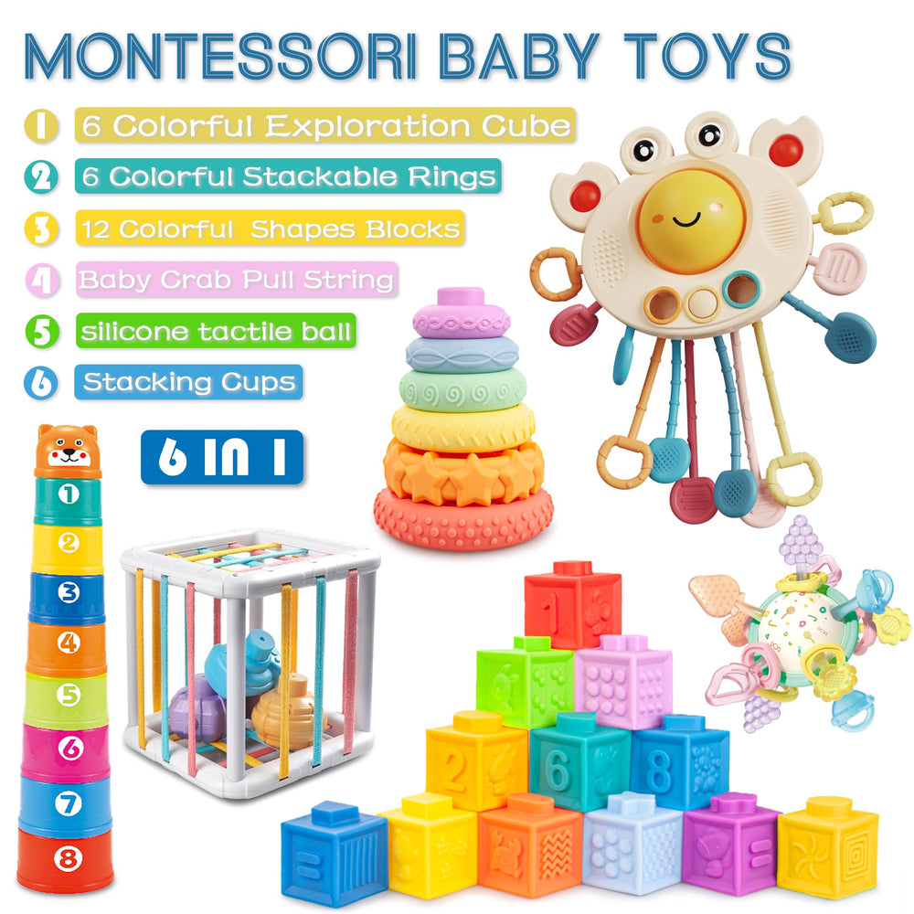 SYUUKH sensory exploration bin enhances tactile learning with varied shapes and colors.