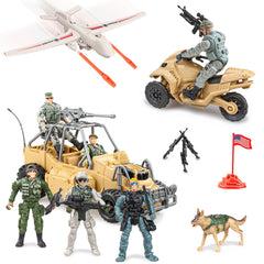 SYUUKH US Army men close-up gear detail visual realism