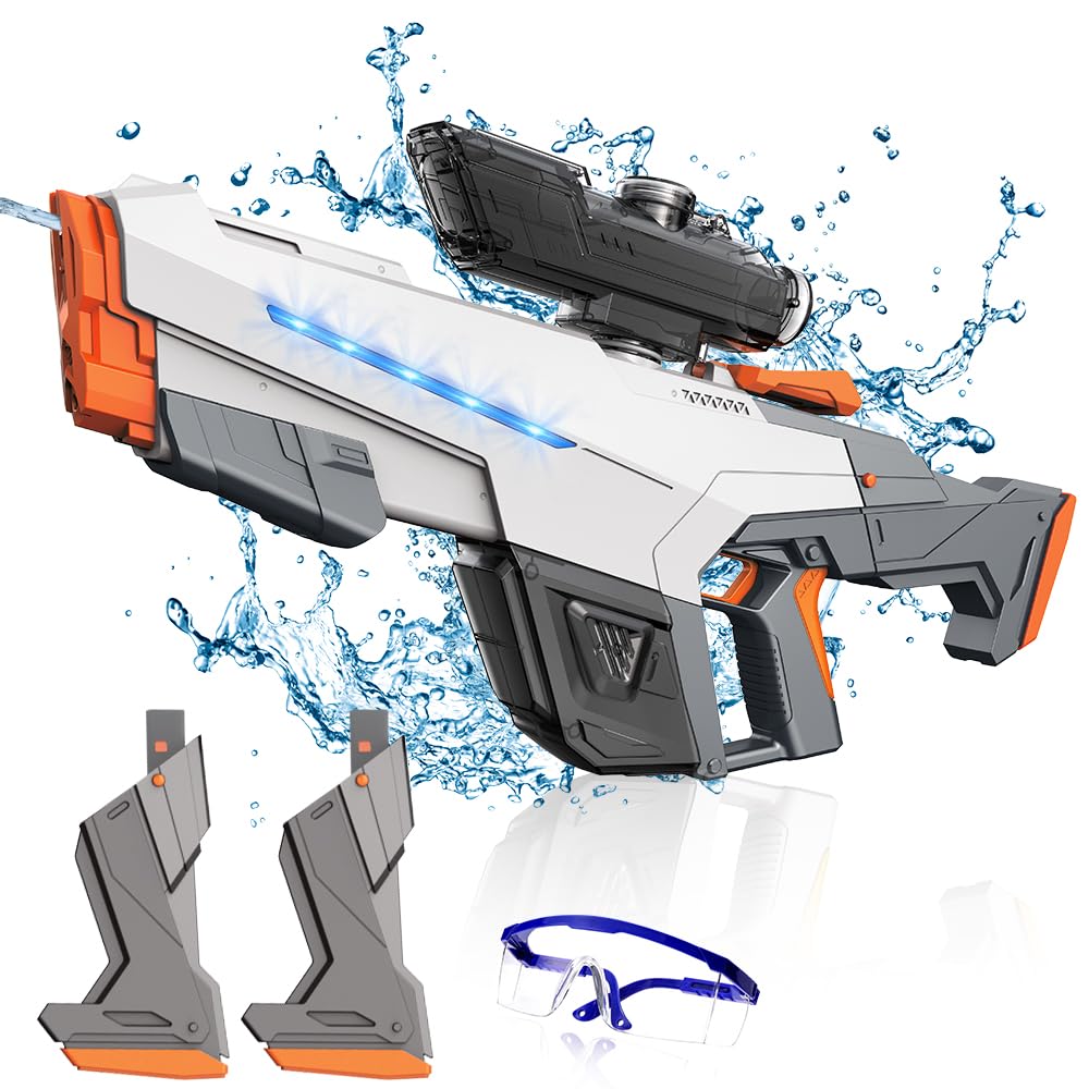 SZBZ electric water gun with modular batteries for quick setup battles