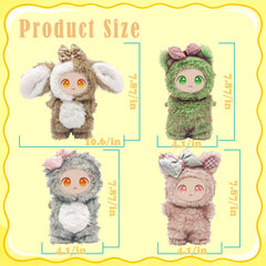 SZC&MFZ four-piece set offers animal-themed outfits for mix-and-match styling.