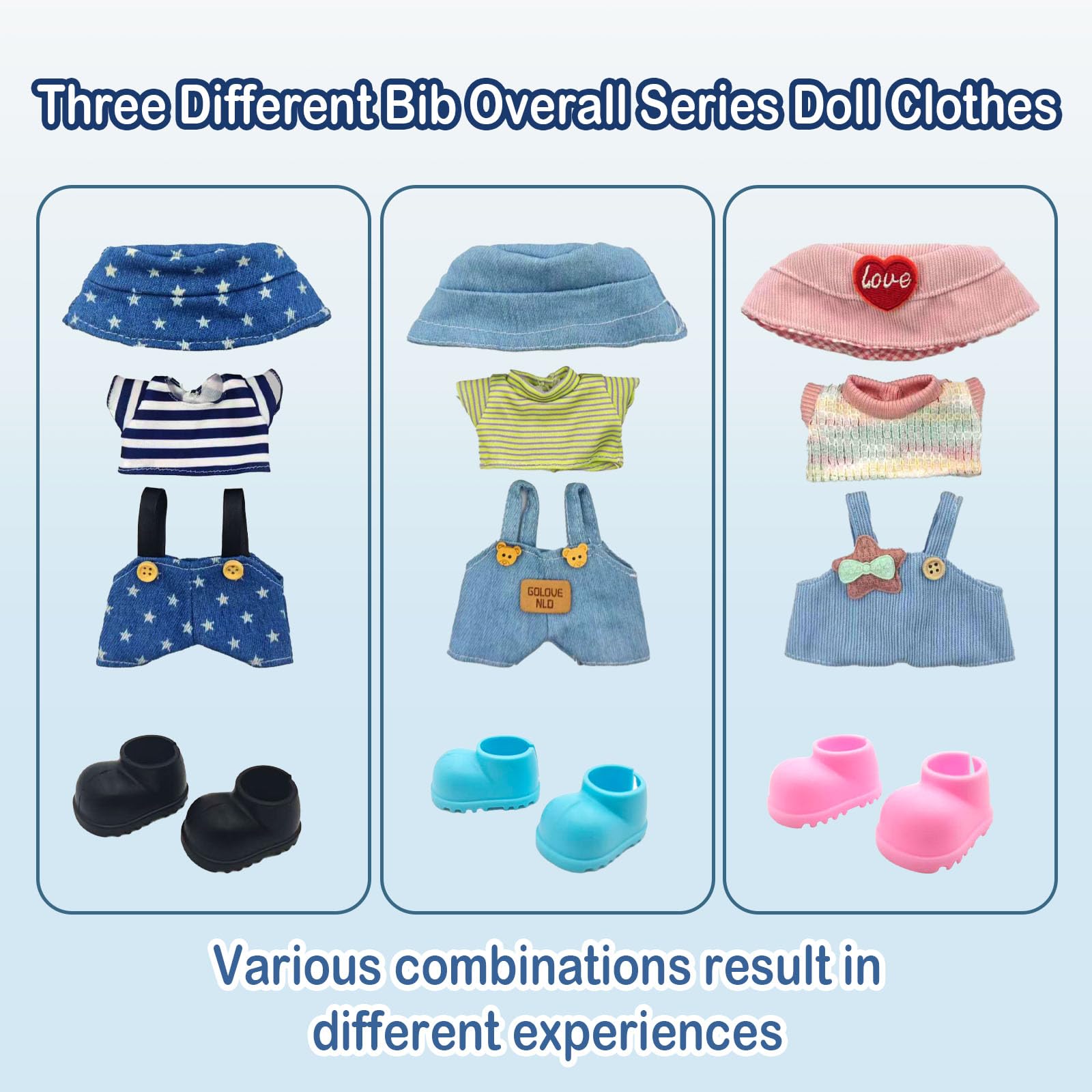 SZC&MFZ 17cm doll outfit on model showing a realistic fit