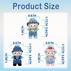 SZC&MFZ 17cm doll outfit pocket detail for functional charm