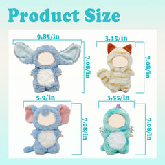 SZC&MFZ easy-on easy-off design demonstrated on 17cm doll