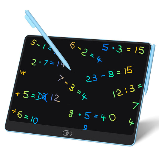 Szhsk LCD Writing Tablet colorful screen display highlights kids imagination with vivid rainbow colors.