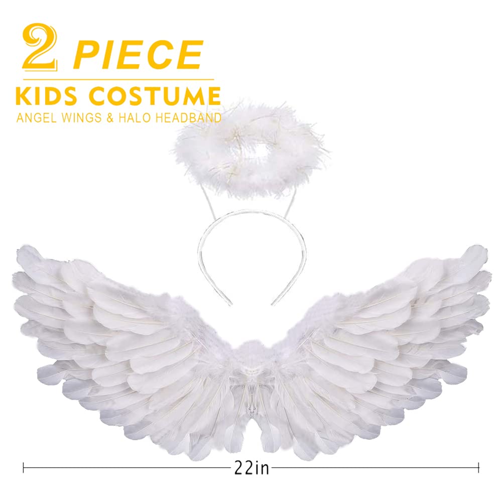 SzJias angel wings worn by a child demonstrate lightweight, comfy design