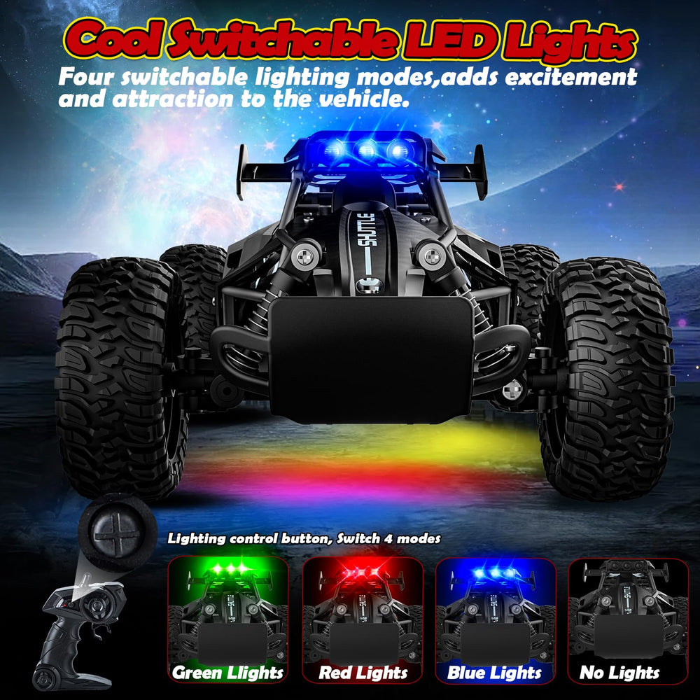 SZJJX 2.4GHz remote enables smooth, multi-car racing.