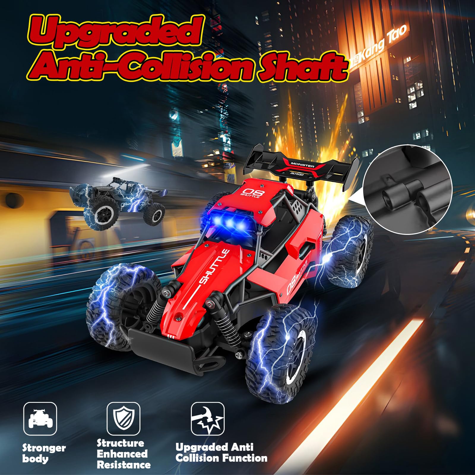 SZJJX 40-meter range supports wide-area RC races.