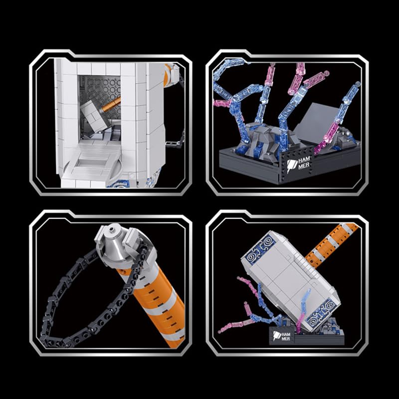 SZRUIZITEC hammer base display to enhance room decor and collection.
