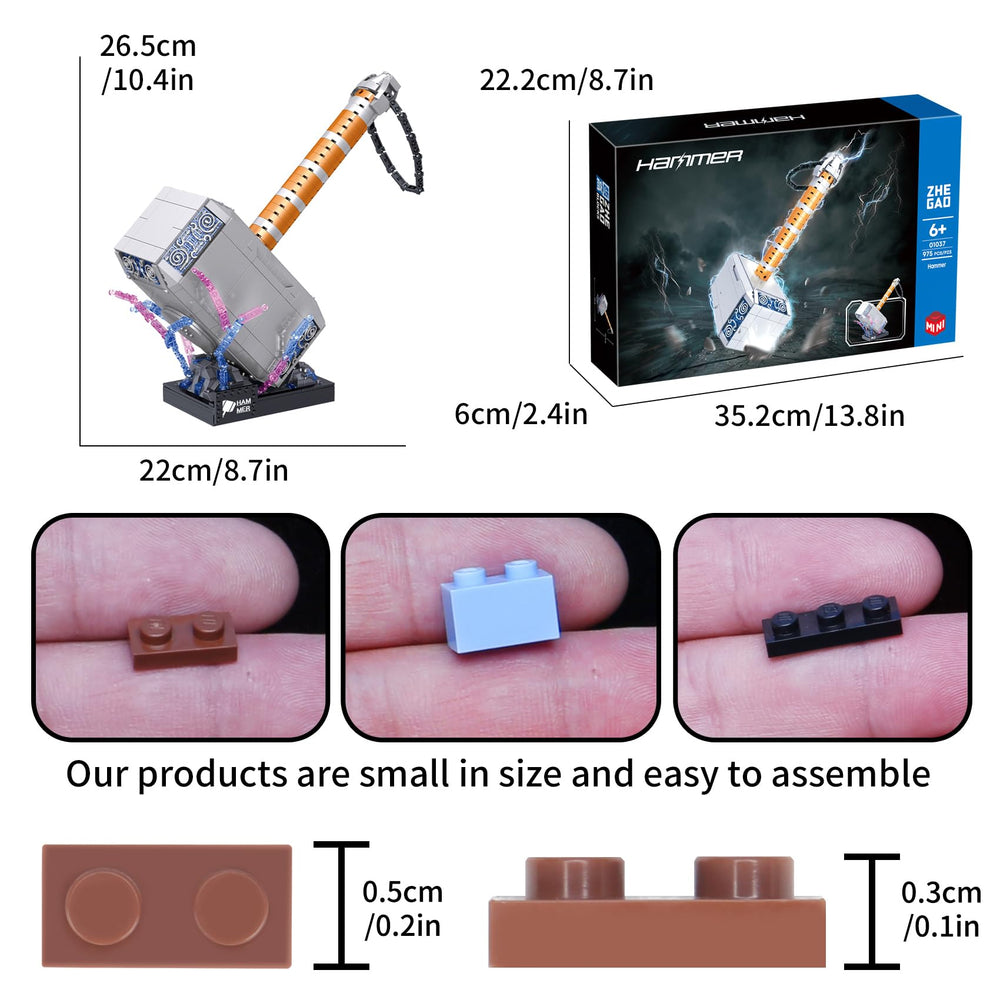 SZRUIZITEC tightly connected blocks ensure a sturdy build and lasting display.