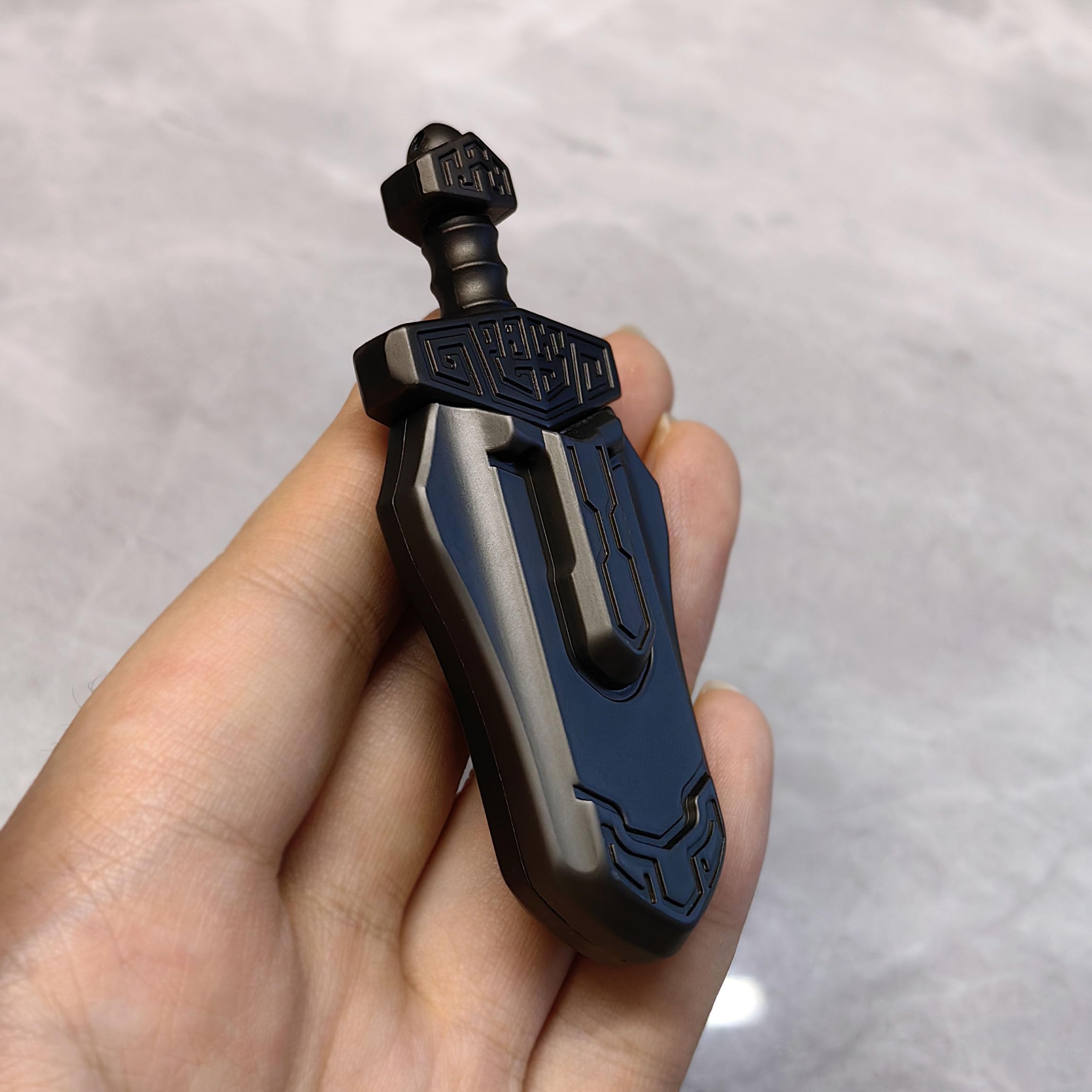 T-Conceal EDC Sword on desk for quiet, concentrated work sessions