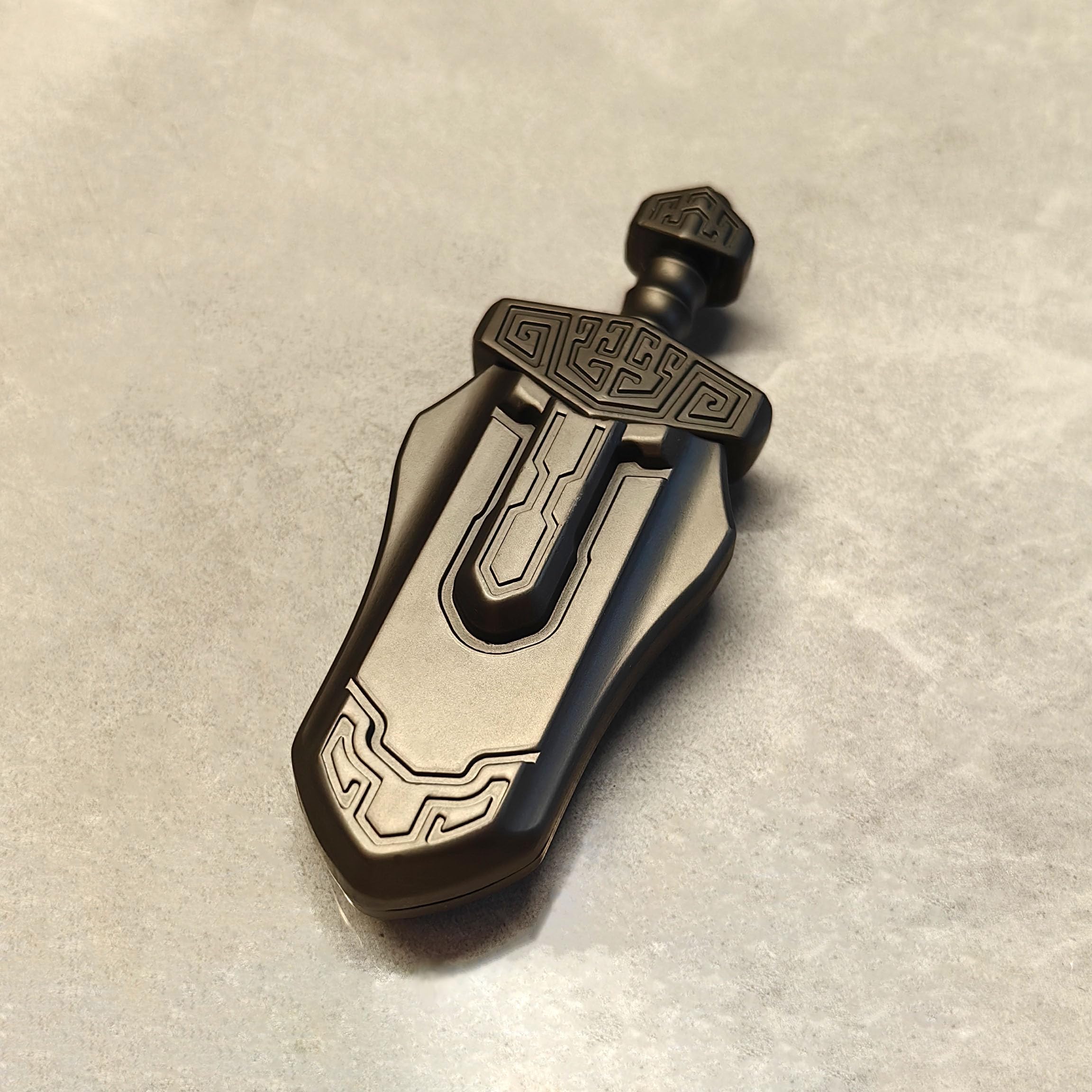 T-Conceal EDC Sword with magnetic sliders for satisfying clicks and focus