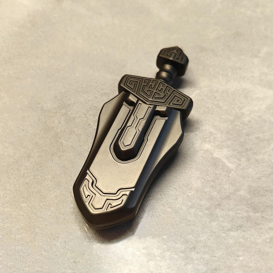 T-Conceal EDC Sword with magnetic sliders for satisfying clicks and focus