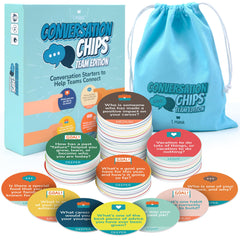 T MARIE Conversation Chips Pack boosts team bonding during meetings.