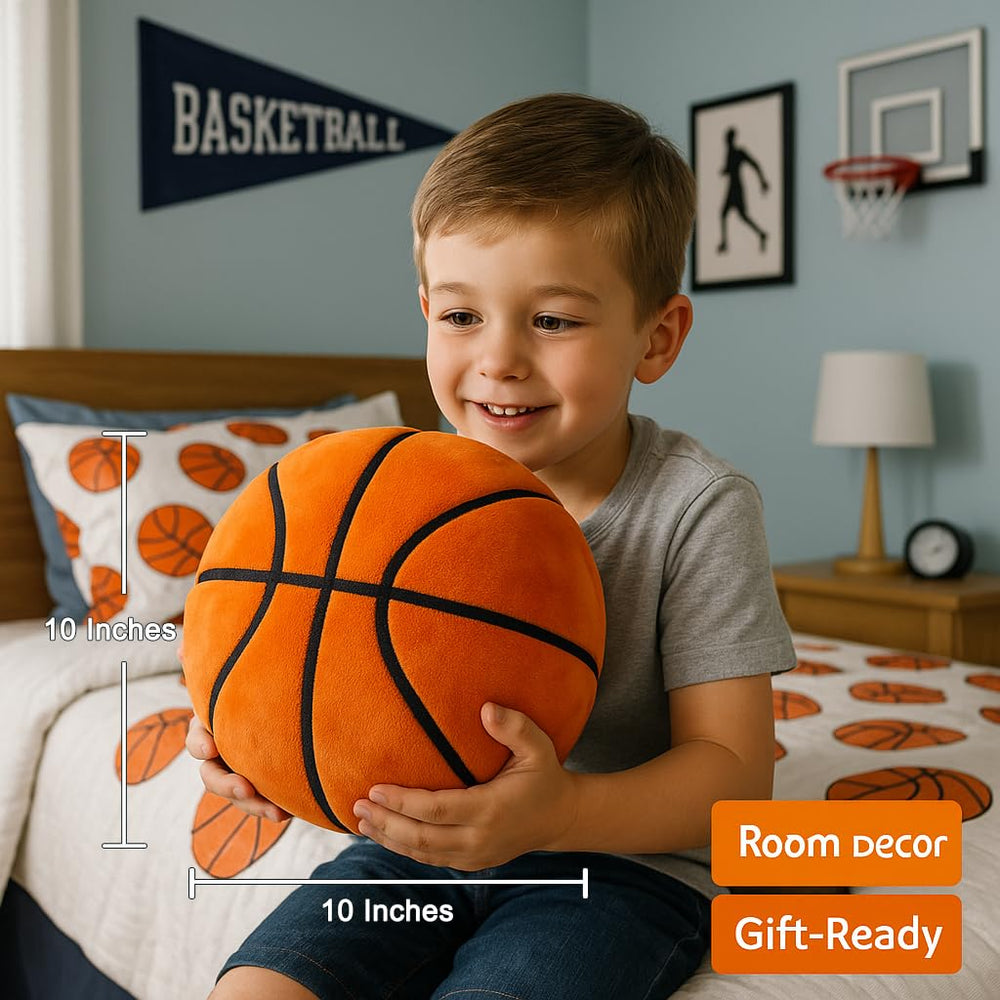 T play Basketball Plush Pillow makes a thoughtful, gift-ready surprise for young sports fans.