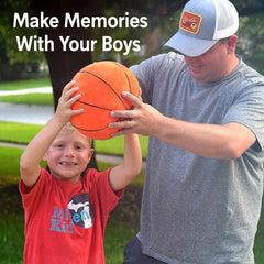 T play Basketball Plush Pillow in soft-material texture for cozy hugs at home.