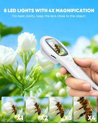 T TAKMLY Mini Pocket Microscope USB connectivity, easy data transfer to a computer