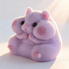 Handcrafted hamster with detailed fur by Taba.