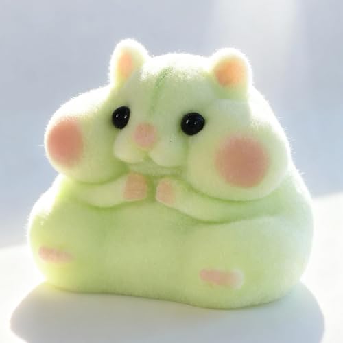 Taba handcrafted hamster face detail highlights unique craft and gentle silicone texture.
