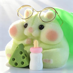 Taba silicone mochi furry texture showcases soft touch and sensory appeal.