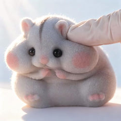 Taba squishy hamster toy furry coating with minimal shedding
