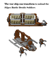 Tabitgs droidekas action figures for dynamic target practice and display