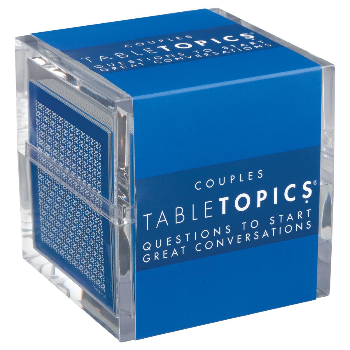 TableTopics couples conversation cards in a 135-question box for intimate chats