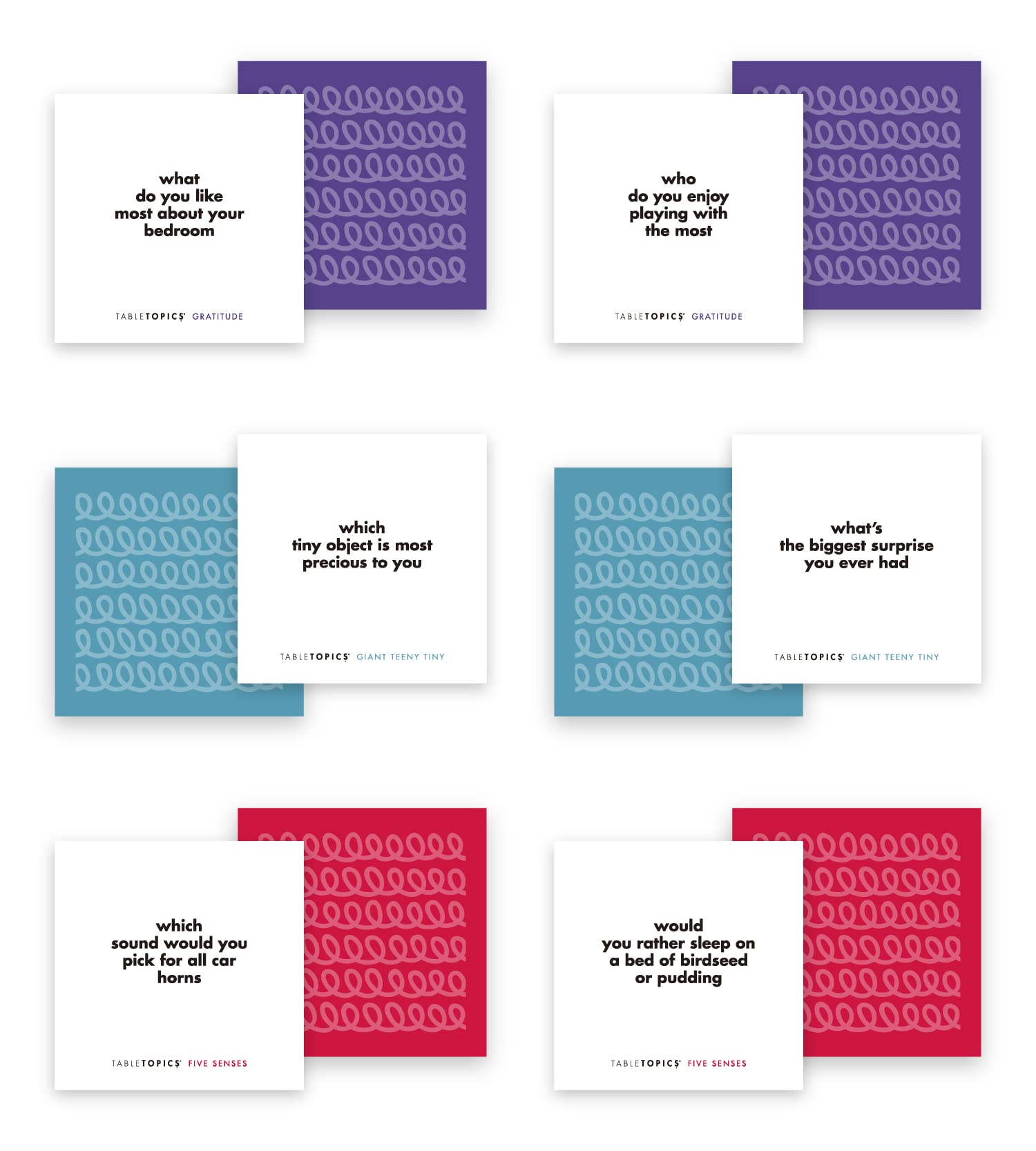TableTopics Kids stocking stuffer boxed set for holiday gatherings.