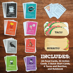 Portable Taco vs Burrito box designed for travel and friends