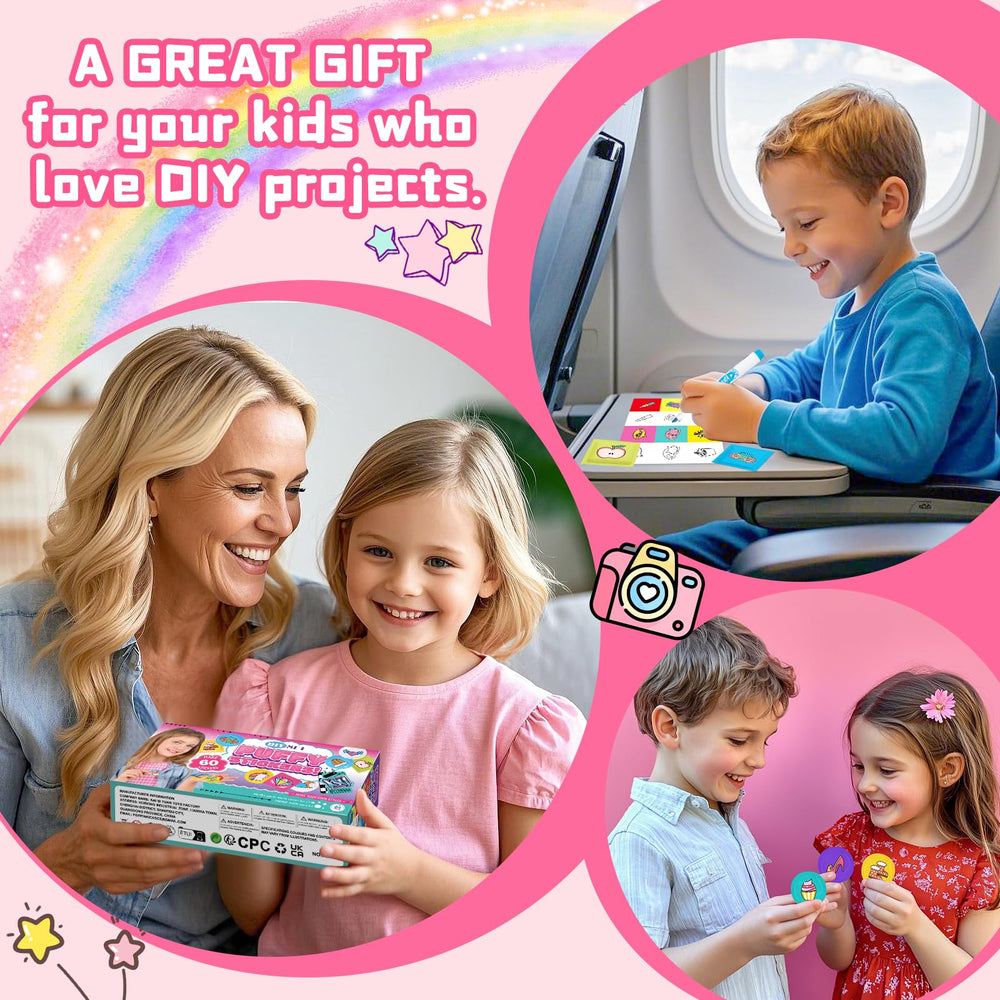 Tacopet finished stickers on notebooks and lunchboxes showcase custom décor.