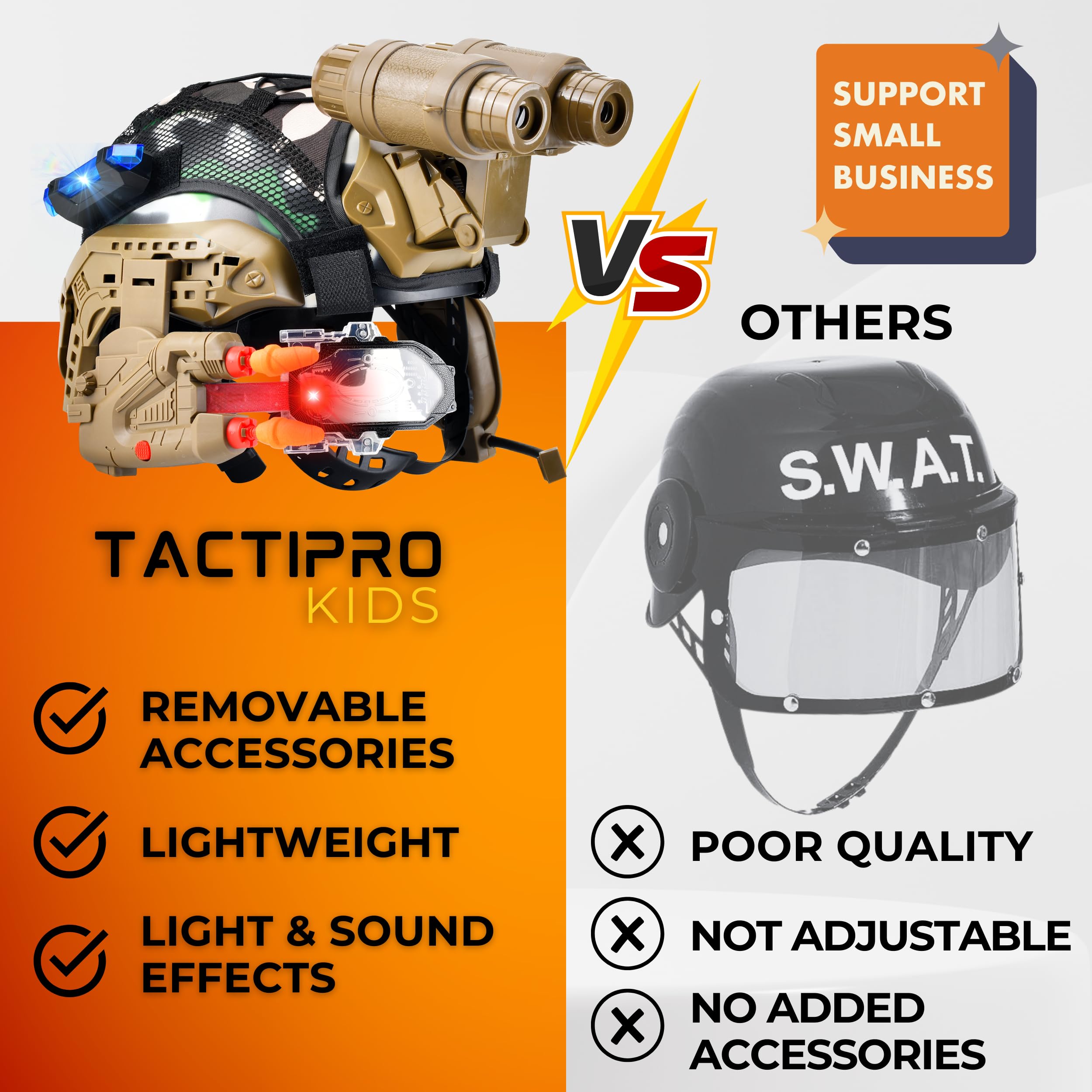 Tactipro SWAT 4-mode police lights for dramatic patrol effects