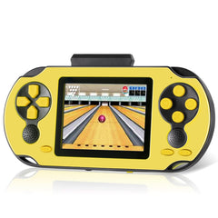 TaddToy 16-bit handheld front view shows compact travel-friendly design for on-the-go play.