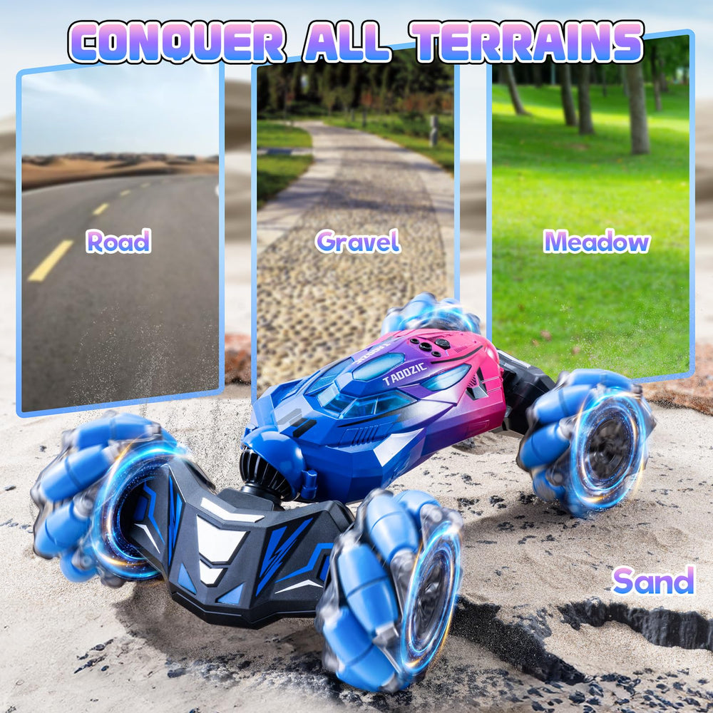 TADOZIC gesture-sensing RC stunt car kids racing at home for family fun