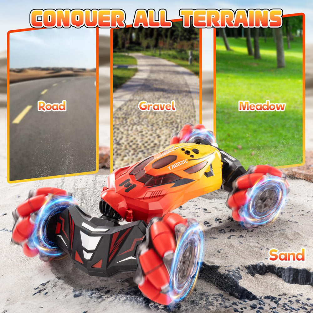 TADOZIC Gesture Sensing RC car gift-ready packaging.