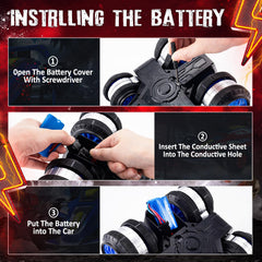 TADOZIC stunt car gift packaging makes a ready birthday gift