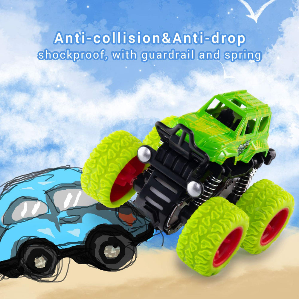 Taessv Monster Truck inflatable rubber wheels for all terrain.