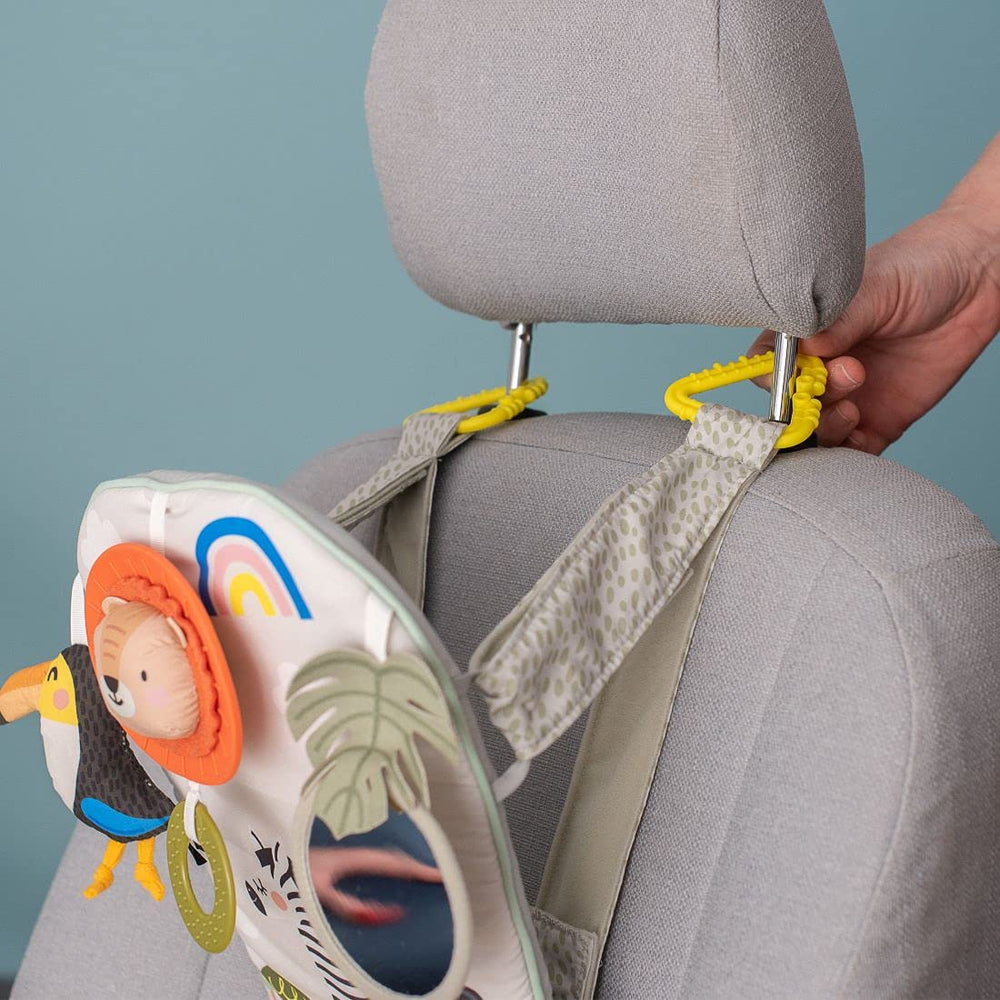 Taf Toys adjustable straps for close or distant toy positioning