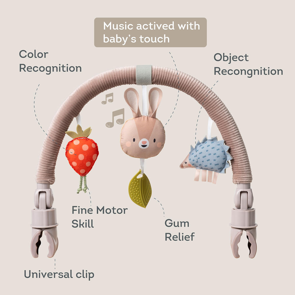 Taf Toys Arch complete setup supports multisensory play.