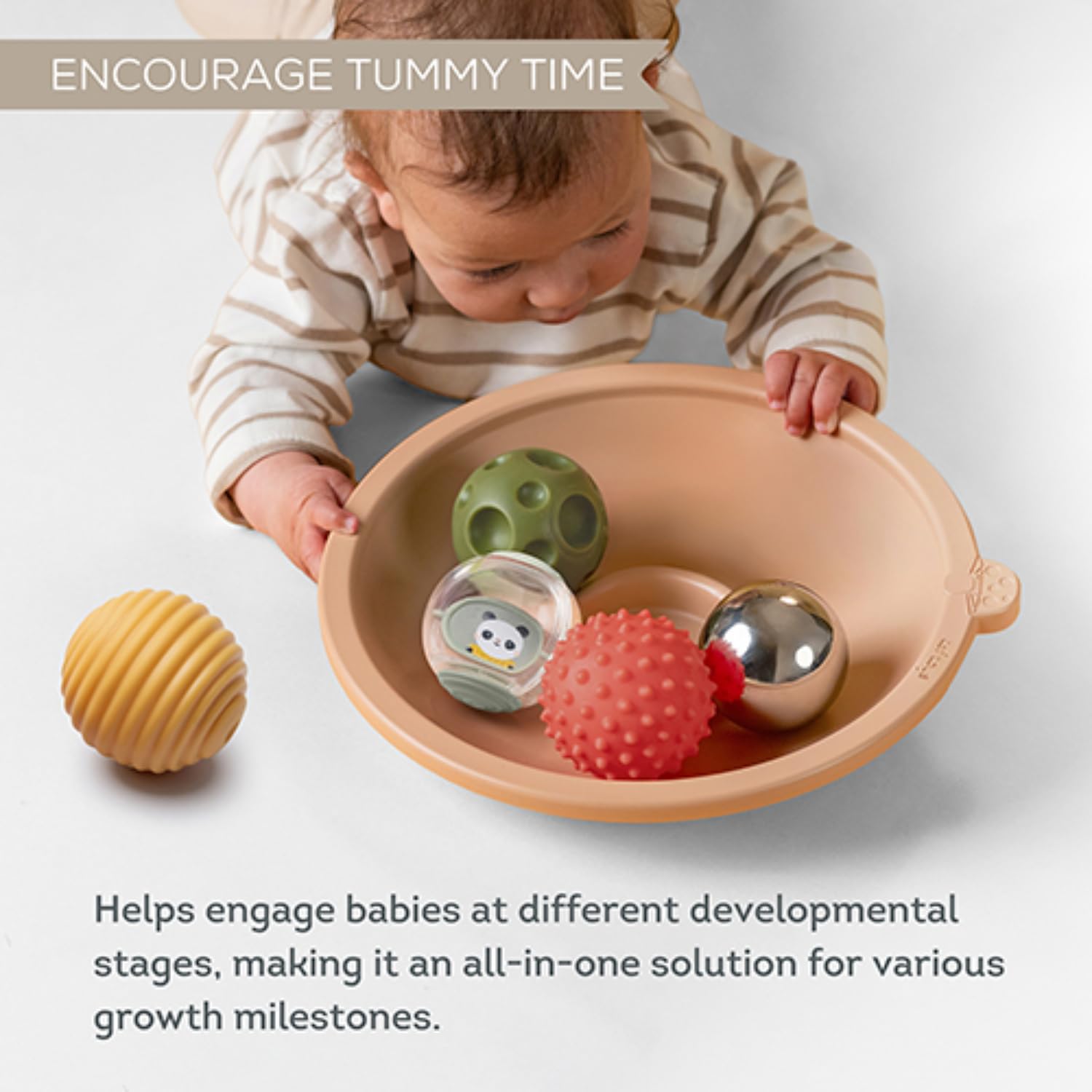 Taf Toys textures variety highlights tactile stimulation for babies during play sessions.
