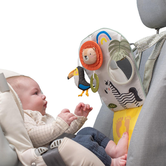 Taf Toys Savannah Play and Kick car toy for sensory exploration on road trips