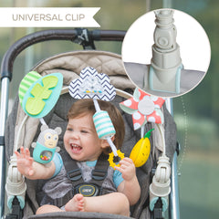 Taf Toys Tropical Arch secure clips ensuring safe attachment