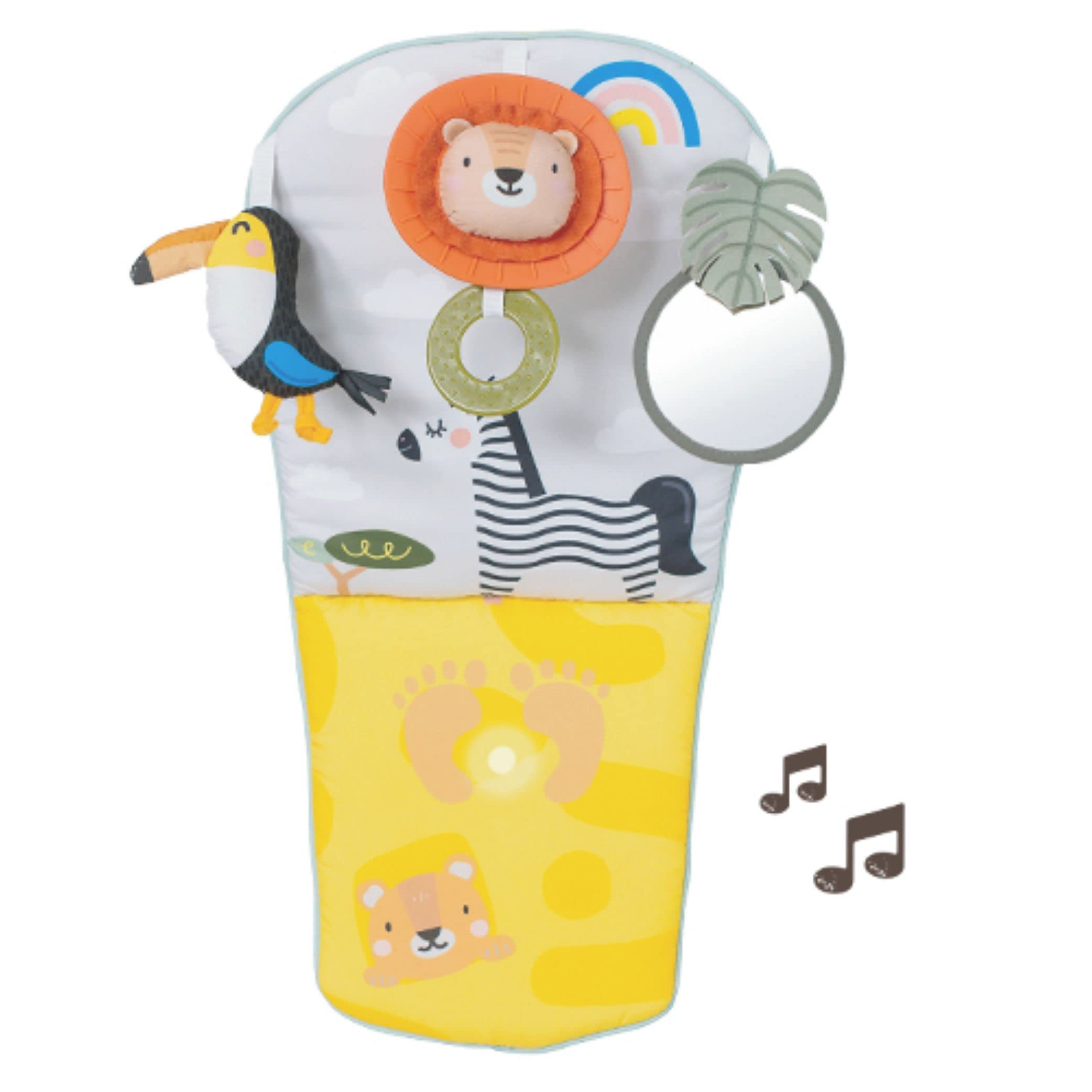 Taf Toys Tuki the Toucan teether offers soothing textures while driving