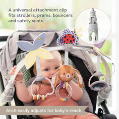 Taf Toys contrast butterflies and bunny textures entice sensory exploration during strolls