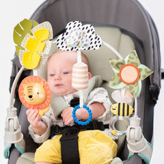 Taf Toys Savannah Adventures Arch featuring rattling bee for tactile play