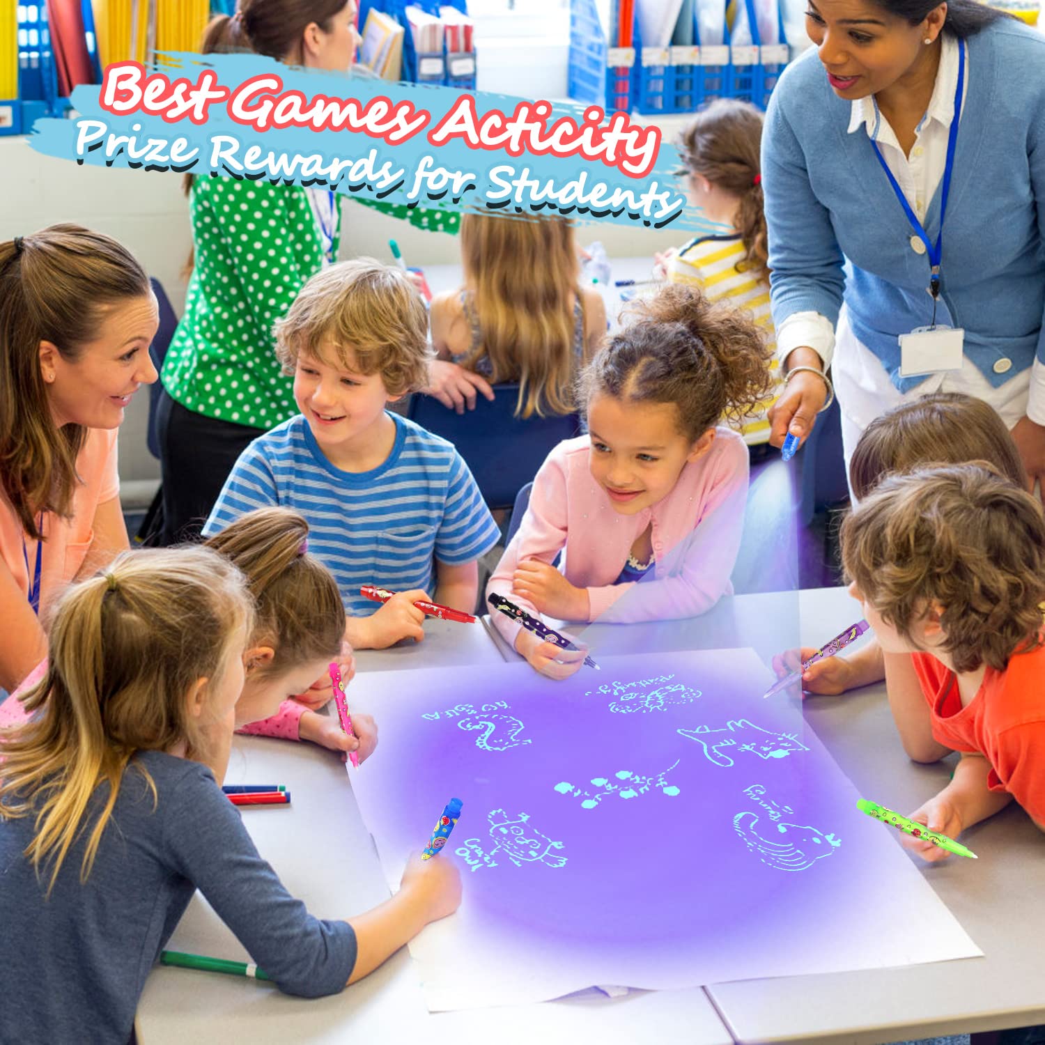 TAFULOR invisible ink on fabric and skin for playful crafts.