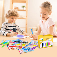 TAFULOR 8 pens with color casings enhances group play at parties.