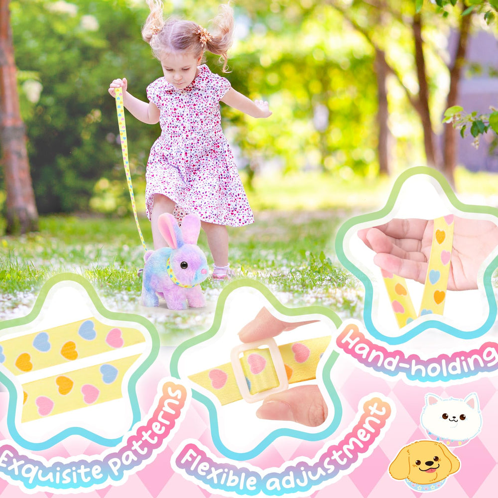 Tagitary bunny jumps forward to invite active playtime